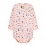 ⁦سالوبيت كم 0-24 شهر  مطبوع الوان FUNNY BUNNY⁩ - الصورة ⁦2⁩