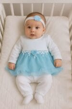 ⁦فستان سبوع  الوان بيبى 807 Happy Baby⁩ - الصورة ⁦2⁩