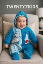 سالوبيت  شتوى قطيفة مبطن pumb مواليد 6-12 شهر