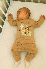 ⁦بيجاما بيبي  اولاد كم قطنbonjour 3804⁩ - الصورة ⁦3⁩