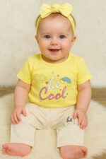 طقم برمودا بنات be cool مواليد