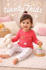 ⁦بيجاما بيبي18-24 شهر كم قطنbonjour 3804⁩ - الصورة ⁦9⁩