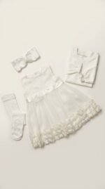 ⁦فستان سبوع 602 Pretty Baby club⁩ - الصورة ⁦4⁩