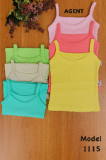 فانلة الوان حمالة رفيعة مواليد Agent 0-24