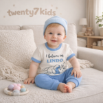 ⁦بيجامه بنطلون 1/2 كم 1031  من lindo⁩ - الصورة ⁦3⁩