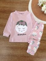 ⁦طقم تتقيل طباعة منقوش م6-12 شهر  STAR KIDS⁩ - الصورة ⁦2⁩