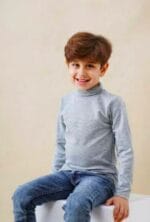 بدى high كول رصاصى (شانيه )مبطن بوبرة دفاية 1-6 سنوات