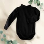 ⁦سالوبيت كم High كول اسود مبطن للمواليد⁩ - الصورة ⁦2⁩