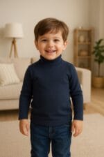 ⁦بدى high كول رمادى مبطن بوبرة دفاية 1-6 سنوات⁩ - الصورة ⁦5⁩