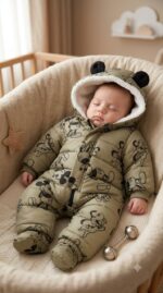 ⁦سالوبيت  MICKEY المواليد waterproof المبطن فرو 0023⁩ - الصورة ⁦5⁩