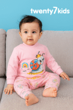 طقم تتقيل طباعة منقوش م6-12 شهر  STAR KIDS