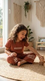 ⁦ترنج بنطلون بنات6118 ماكسى 6-8-10⁩ - الصورة ⁦3⁩