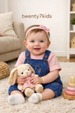 سالوبيت جينز مع تى شرت قطن مواليد 301اصايل