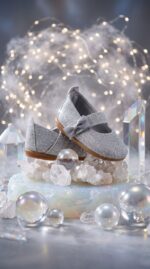 ⁦بالرينا بناتى silver لون فضى 18-19-20-21⁩ - الصورة ⁦2⁩