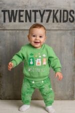 ⁦طقم ملتون مبطن  اولاد مواليد 0-9 شهور JEP MOOD 5508⁩ - الصورة ⁦4⁩