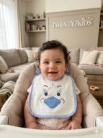 بافتة مواليد ضهر مشمع خفيف مانع للبلل starbaby-2