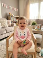 ⁦بافتة مواليد ضهر مشمع خفيف مانع للبلل starbaby-2⁩ - الصورة ⁦2⁩