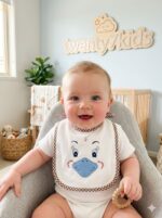 ⁦بافتة مواليد ضهر مشمع خفيف مانع للبلل starbaby-2⁩ - الصورة ⁦3⁩