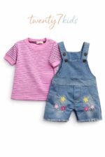 ⁦سالوبيت  خروج جينز مع تى شرت قطن مواليد 302اصايل⁩ - الصورة ⁦5⁩