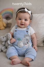 سالوبيت خروج  قطن مواليد قطعتين خروج 3-9 شهور lindo1024