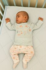 ⁦طقم كم خريفى  مواليد قطن 3804 بنجور 0-3⁩ - الصورة ⁦7⁩