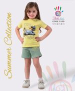 ⁦طقم شورت بنات 1/2 كم 2109 Bebo⁩ - الصورة ⁦5⁩