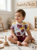 ⁦طقم شورت اولاد 1/2 كم 2210 Bebo⁩ - الصورة ⁦2⁩