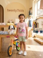 ⁦طقم شورت بنات 1/2 كم 2115 Bebo⁩ - الصورة ⁦3⁩