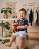 طقم خروج صيفى simba 1203 v-baby  شورت براشوت