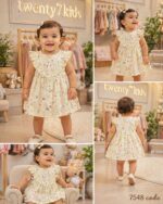 ⁦فستان بنات  قطن خروج mini baby 7548⁩ - الصورة ⁦4⁩