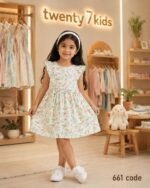 فستان بنات  قطن كرينكل 1-5 سنوات 661 kids time