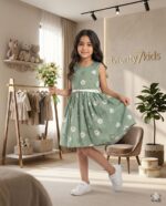 فستان بنات قطن 3-7 سنوات 448 kids time