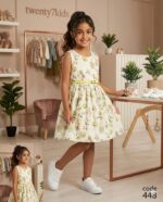 فستان بنات قطن 3-7 سنوات 3-448 kids time