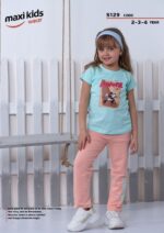 ⁦ترنج بنطلون بنات 2-3-4 ماكسى 5129⁩ - الصورة ⁦2⁩