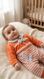 ⁦سالوبيت قطيفة بنات 74 asyael orange⁩ - الصورة ⁦4⁩