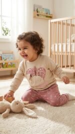 ⁦طقم ترنج بنات ملتون baby قطن لايك 5010 littleones⁩ - الصورة ⁦6⁩